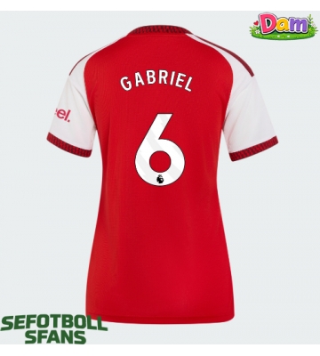 Arsenal Gabriel Magalhaes #6 Hemmatröja Kvinnor 2026-27 Kortärmad